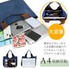 Guccio A4 Tote Bag and Shoulder Bag PU and Stylish Women's Set, Leather, Lightweight, Cute, (Navy)
