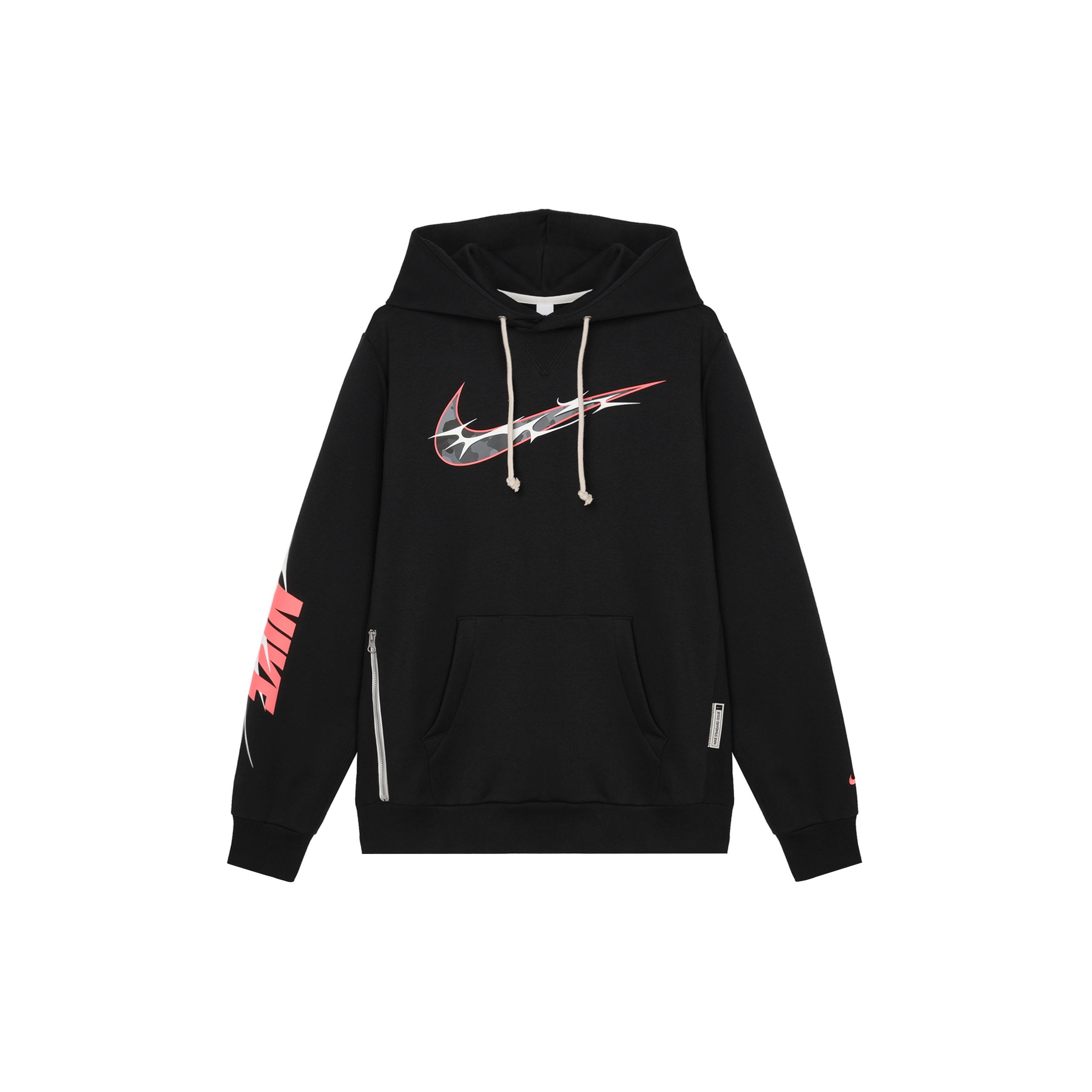 

Nike Standard Issue Logo Letter Hooded Fleece Long Sleeve Sweatshirt Men sweatshirt Black HQ4746010 L