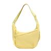 Casual Canvas Crossbody Bags Korean Simplified Large Capacity Sports Hobos Bag Solid Color Lightweight Dumpling Bag Women