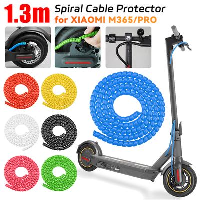 1,3 m Spiralkabelschutzlinie Flexible Leitungsführung Rohrschutz für XIAOMI M365 Pro 2 Wickelkabel Drahtabdeckung Schlauch