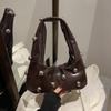 Personalized Pu Rivet  Shoulder Bags Solid Color Crossbody Bag High-End Women Handbag Luxury Brand Satchel Small Tote Bag