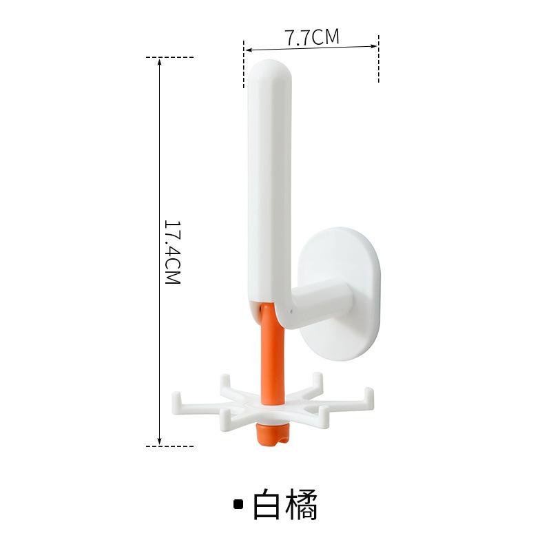 

Creative Multi-Function Rotatable Hook 360 Degree Rotating Seamless Adhesive Hook Household Non-Punching Kitchen Spoon 6