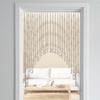 25 Strands Crystal Beaded Doorway Curtain, Clear Glass Bead Room Divider, Decorative Hanging Partition for Doorways & Windows