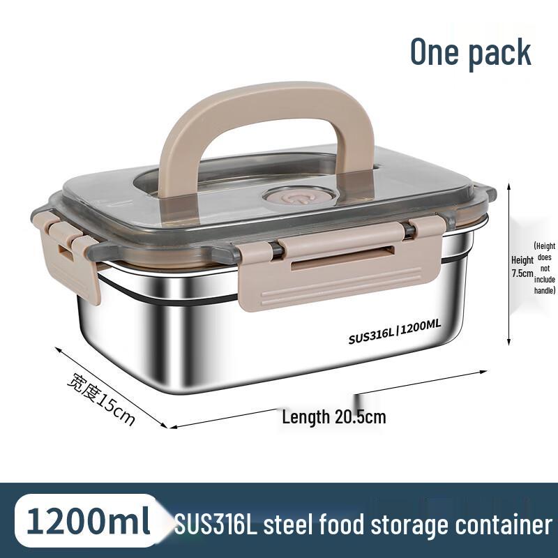 316 Stainless Steel Food Storage Container