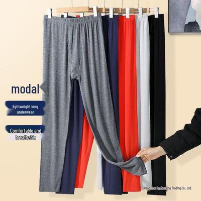 Ανδρικό Κολάν Βάσης Modal Slim Fit - Ελαστικό, Μεγάλο Μέγεθος, Ζεστό, για Άνοιξη, Φθινόπωρο, Χειμώνα