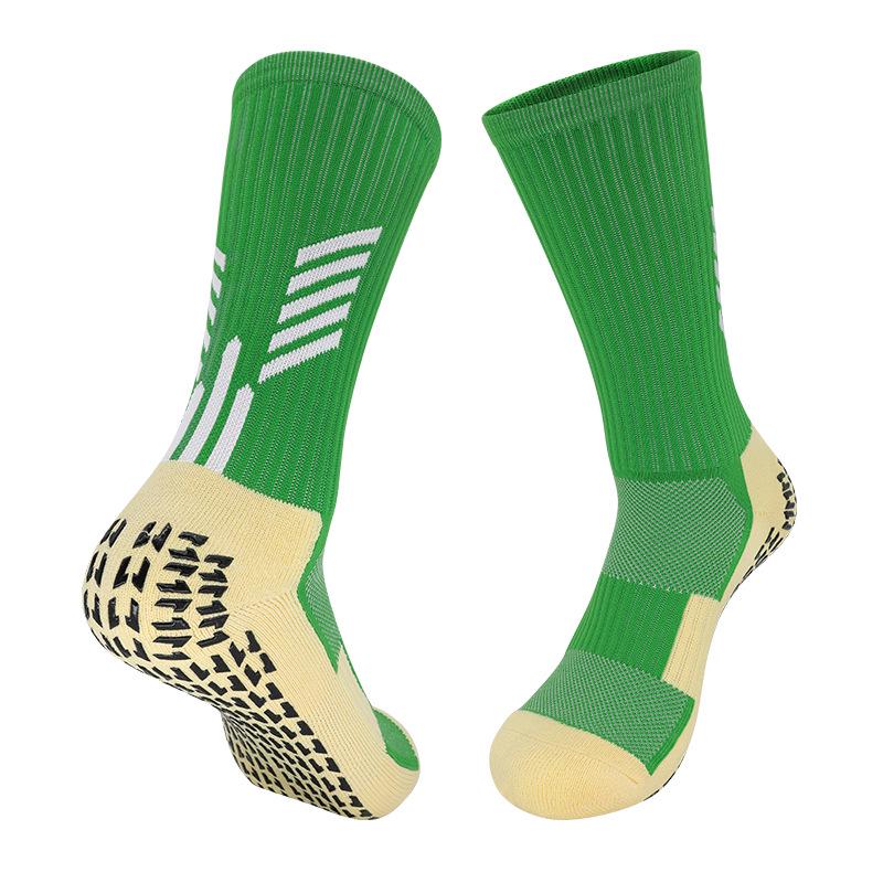 Herbst/Winter Rutschfeste Mittelhohe Fußballsocken: Schweißabsorbierend, Frotteesohle, Professionelle Trainingssportsocken