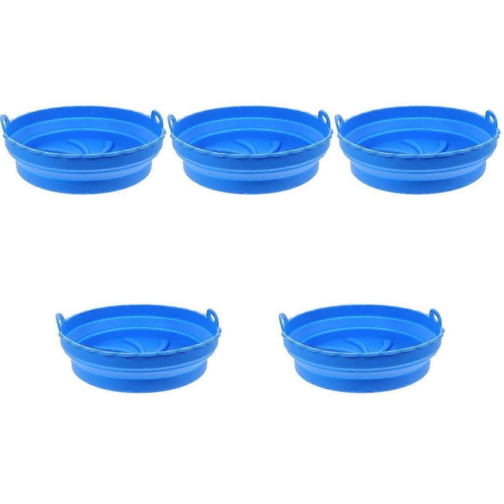 Reusable Air Fryer Silicone Set 5Pcs Pot Liner for Cooking Needs