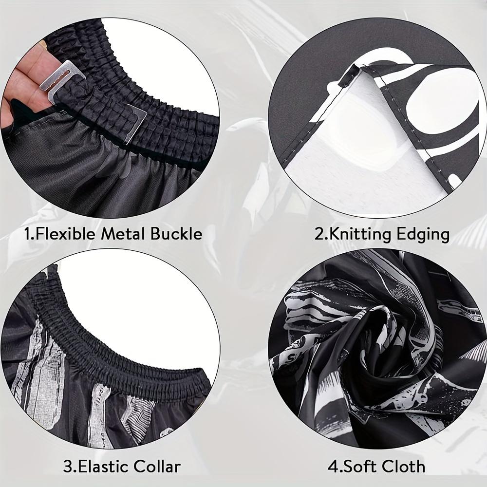 Professional Barber Cape for Hairdressing - Waterproof & Non-Stick Perm/Dyeing Bib with Stylish Print