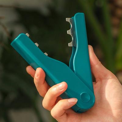 Flower Thorn Stripper Stainless High Strength Labor-saving Portable Elastic Remove Burrs Sharp Bouquet Garden Branch Thorn Cutter Florist Tool