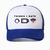 Things I Hate I Need WIFI Computer Geek Gaming Gamer Baseball Cap Unisex Casual Streetwear Adjustable Mesh Trucker Hat