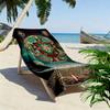 Portugiesisches Erbe Emblem Strandtuch weich Outdoor Camping Schwimmen Handtuch für Außenpool schnell trocknend Handtuch für Reisen und Urlaub Stranddruck