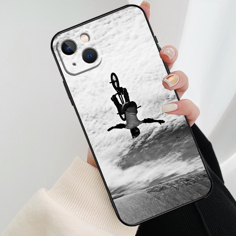 Love BMX Bike Sports Phone Case For iPhone 17 Pro Max 15 14 13 11 12 16 Pro Max mini 15 16 Plus 16e 17 Air Cover
