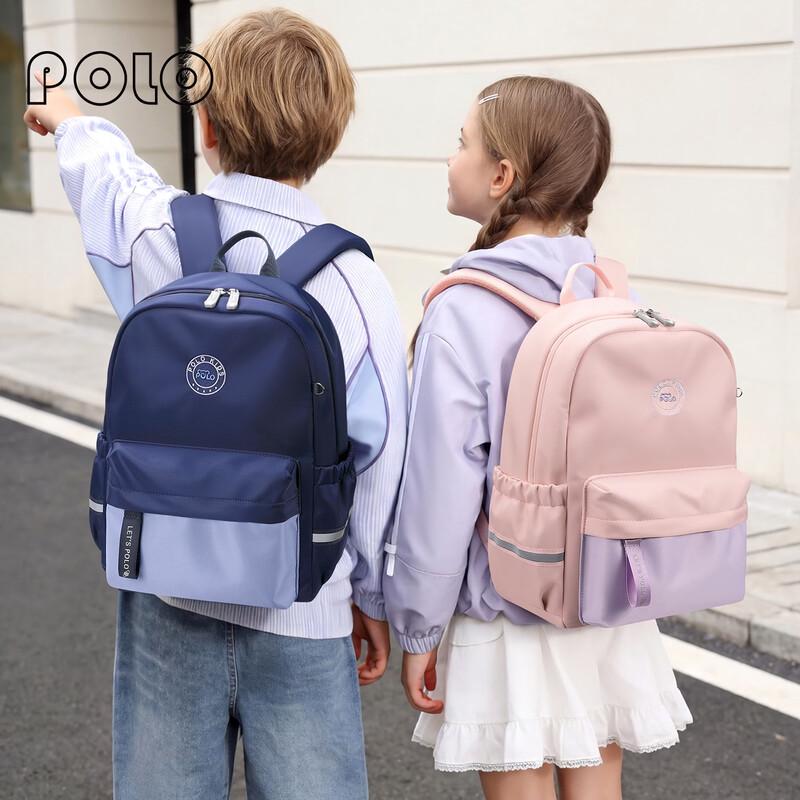 POLO Lightweight Waterproof School Backpack for Kids