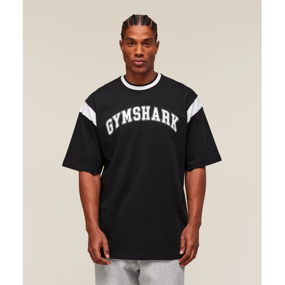 

Футболка Gymshark Gslc Oversize черного цвета A2b3y Bb3f XS