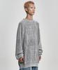 AJOBYAJO [Pba] Five Ajo Logos Washed Sweater [Light Gray]
