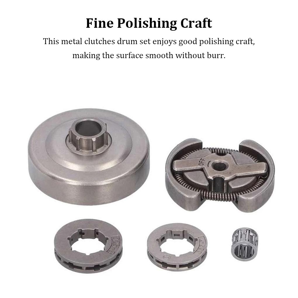 

Clutches Drum Sprocket Plate Components Gardening Tool Metal Chainsaw Part