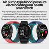 2025 New Smart Watch Air Pump Sphygmomanometer Heart Rate Thermometer Airbag Wristband Call Reminder Health Watch For Huawei
