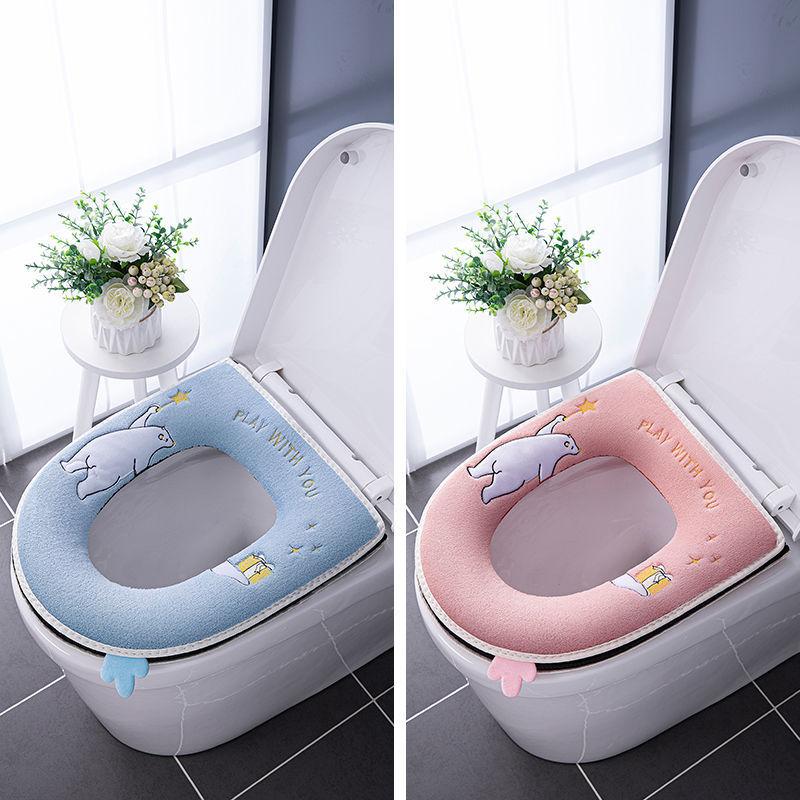 

Универсальная подушка для табурета Полностью закрытая подушка для табурета Утолщенный чехол для табурета с рисунком Водонепроницаемая подушка с застежкой-молнией розовый/синий