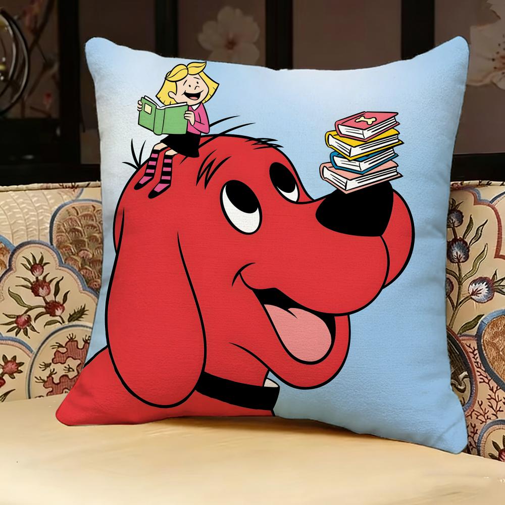 CClifford Der große rote Hund Kissenbezug Kissenbezug Zweiseitig Bedruckt Sofakissen Schlafzimmer Kopfteil Kissen