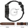 Silikon+Nylon Armband für Garmin Uhr Fenix 8 51/47mm 7/6 7x 6x Band für Forerunner 955 965 für Quatix Smartwatch Sportarmband