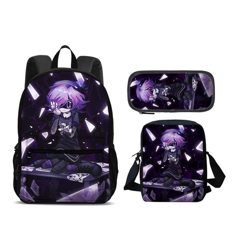 Zaino Droni Assassini Astuccio Borsa a Spalla Set da 3 Pezzi Versatile Grande Capacità Ragazzo e Ragazza Scuola Compleanno Miglior Regalo