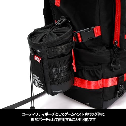 DRESS Tactical Chalk Bag, Approx. 1L, Fishing Accessories Storage Bag, Backpack, Convenient Waist Pouch for Light Fishing, Ajing Fishing Set, Pliers,