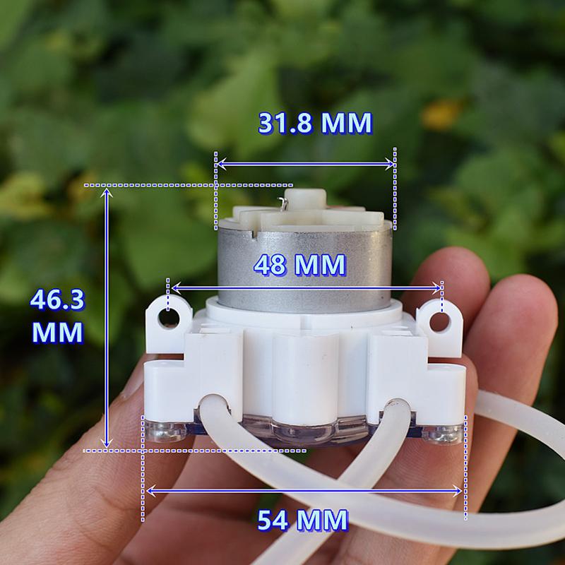 Micro Peristaltic Pump Dc 6V-12V Small Mini 500 Geared Motor For Lab Ink Sampling Pump