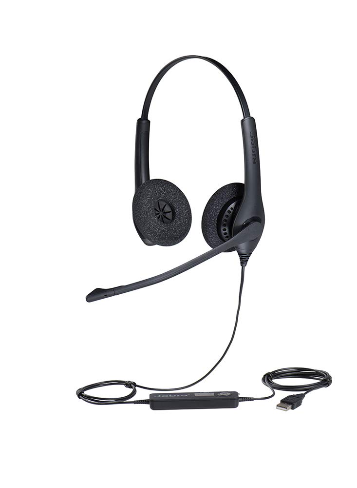 Jabra BIZ 1500 Duo USB Binaural Black Head-band