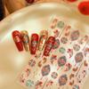 YITU Hot Stamping Koi Nail Stickers – New Year Fu Character with Back Adhesive, YT4505