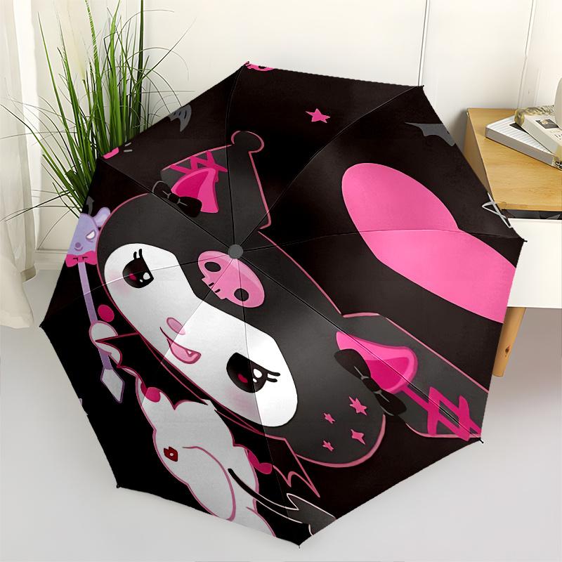

Cute, Halloween Automatic opening and closing folding umbrella with 8 rib frame and compact travel design, perfect for all occasions | Styli