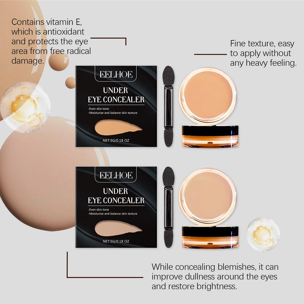 Eye Concealer Foundation Makeup High Coverage Spots Blemish Under Eye Dark Circles Remove Long Lasting Matte Brighten Concealer