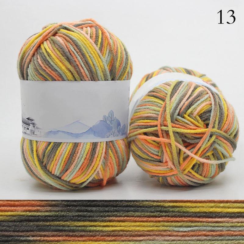 Buy 1Roll Fashion Yarn Accessories Wool Cotton Needlework Soft DIY High