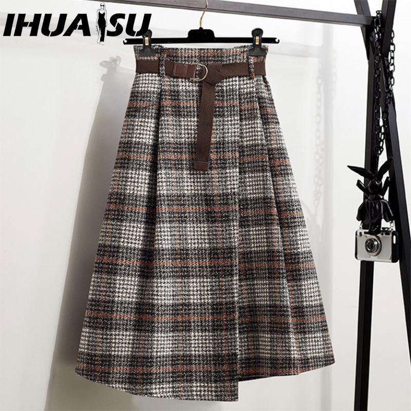 

IHUASU Женская Модная Повседневная Летняя Весенняя Юбка XXXXL