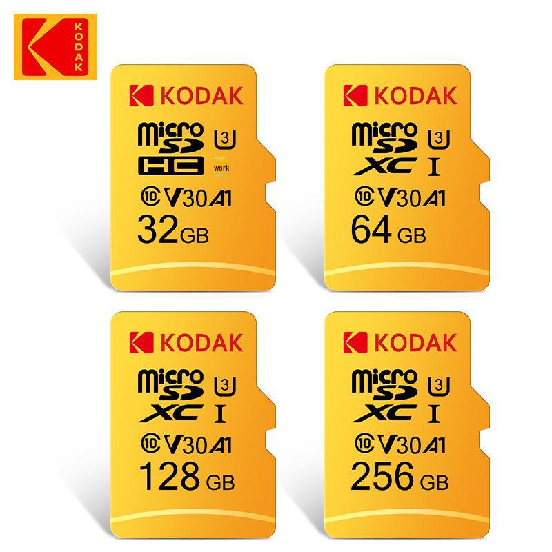 Kodak TF 256G U3 4K HD Memory Card for Driving Recorders and Monitoring