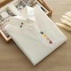 2025 Spring & Autumn Women's Embroidered Long Sleeve White Shirt - Fresh, Versatile, Age-Reducing Student Fashion