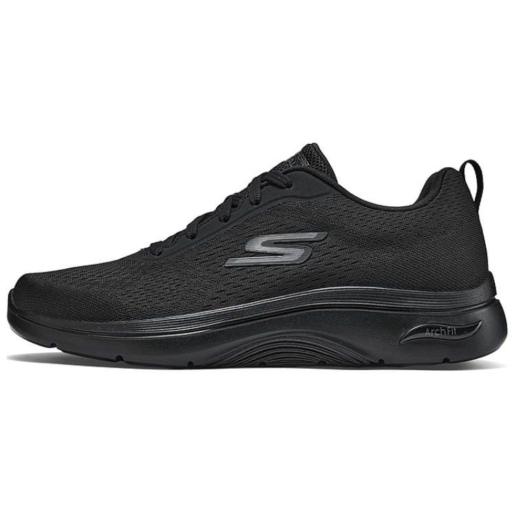 Skechers Go Walk Arch Fit 2.0 Comfortable Versatile Fabric Arch Support Cushioning Walking Shoes Men sneakers Black 216516-BBK 42.5