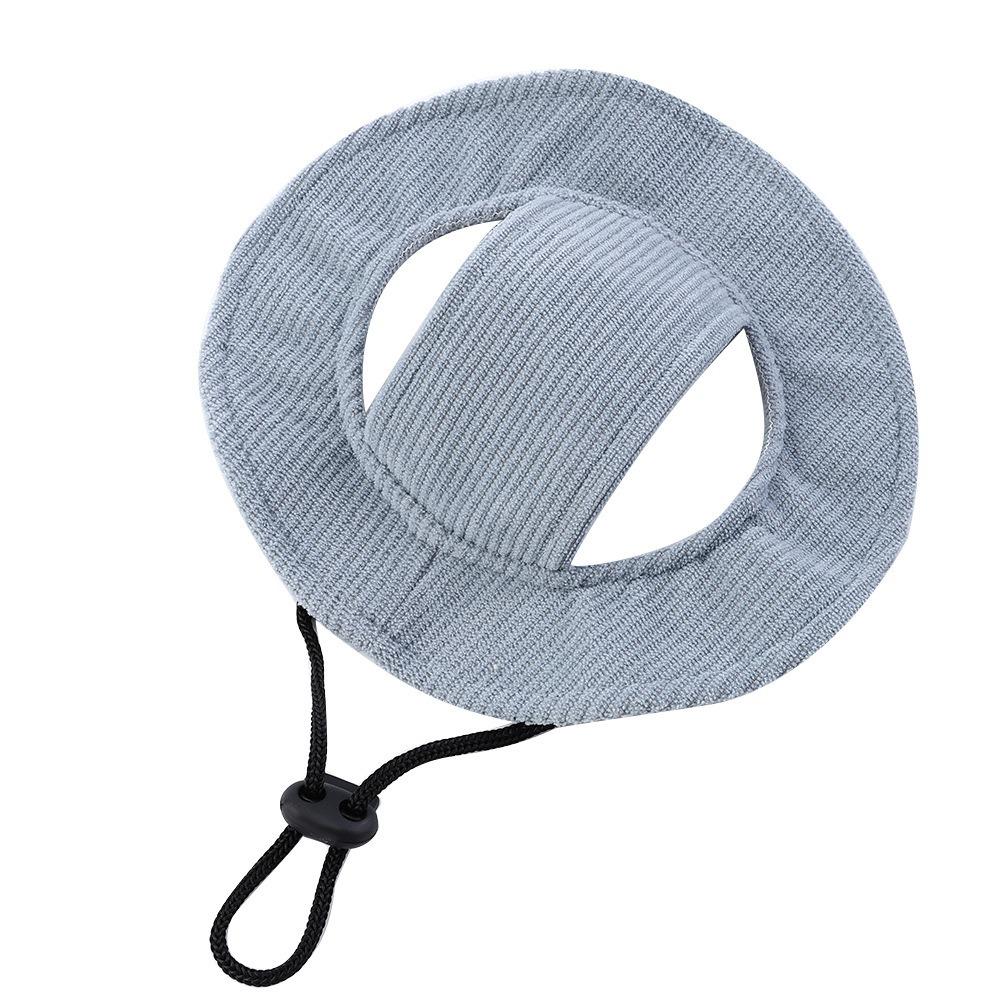 Exposed Ears Dog Fisherman Hat Breathable Pet Sun Hat Cute Dog Sunscreen Hat Outdoor