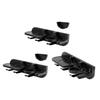 Plastic Coffee Portafilters Holder  Wall Mount Coffee Set Storage Holder Simple Installation Black for Kitchen Gadgets