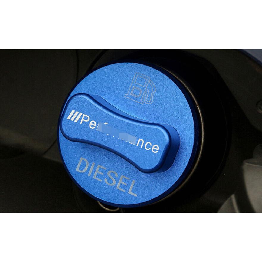 For Benz GLK 2009-2014 2015 Blue Aluminum Exterior Fuel Tank Cap Cover Trim 1PCS