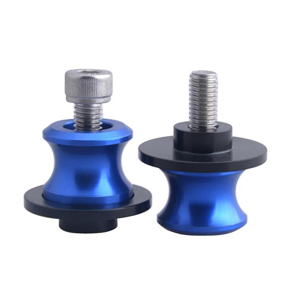 2pcs Aluminum 8mm M8 X 1.5 Motorcycle Swing Arm Sliders Spools CNC Swingarm Stand Screw for SUZUKI GSXR 400 600 750 1000