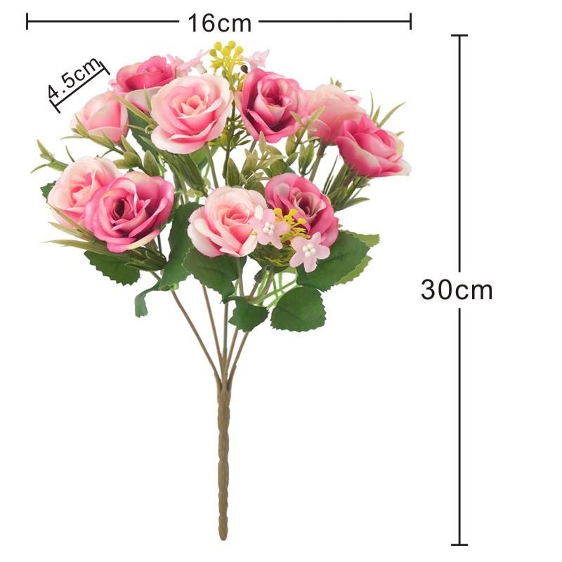 Elegant Silk Rose Artificial Flower For Home Decor And Wedding Arrangements