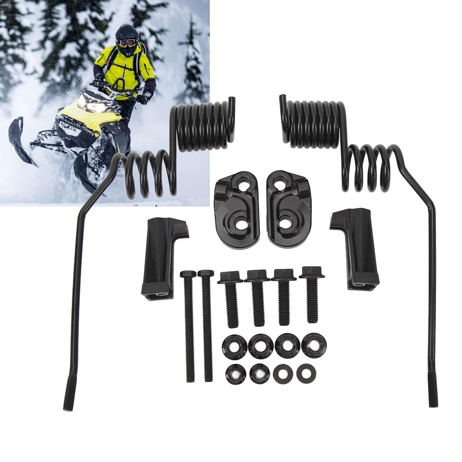 

860201761 Spring Rail Ice Scratchers Rail Ice Scratchers Kit Wear Resistant Rugged for 600 Summit Sport чорний