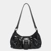 Maillard Stijl Retro Stijl Kleine Tas Spicy Girl Y2K Wasteland Stijl Vintage Faux Leer Schouder Okseltas
