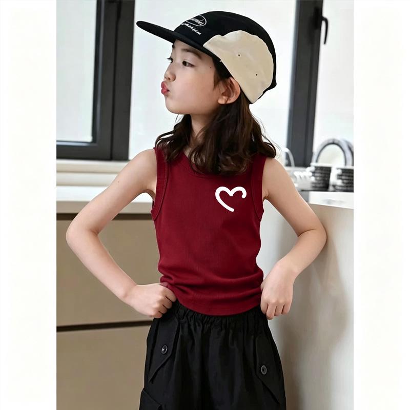 Girls' Trendy Sleeveless Summer Tank Top (Ages 6-15)