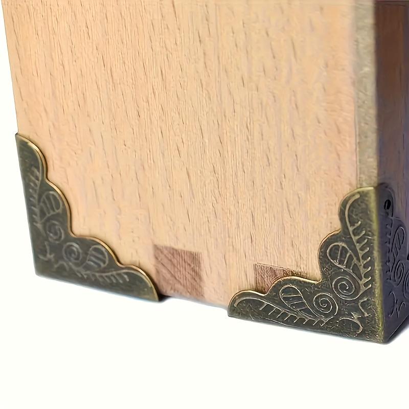 Decorative Corner Brackets for Connecting Layer Boards, L-shaped Right Angle Bracket 90 Degrees, Chinese Style, Corner Brackets