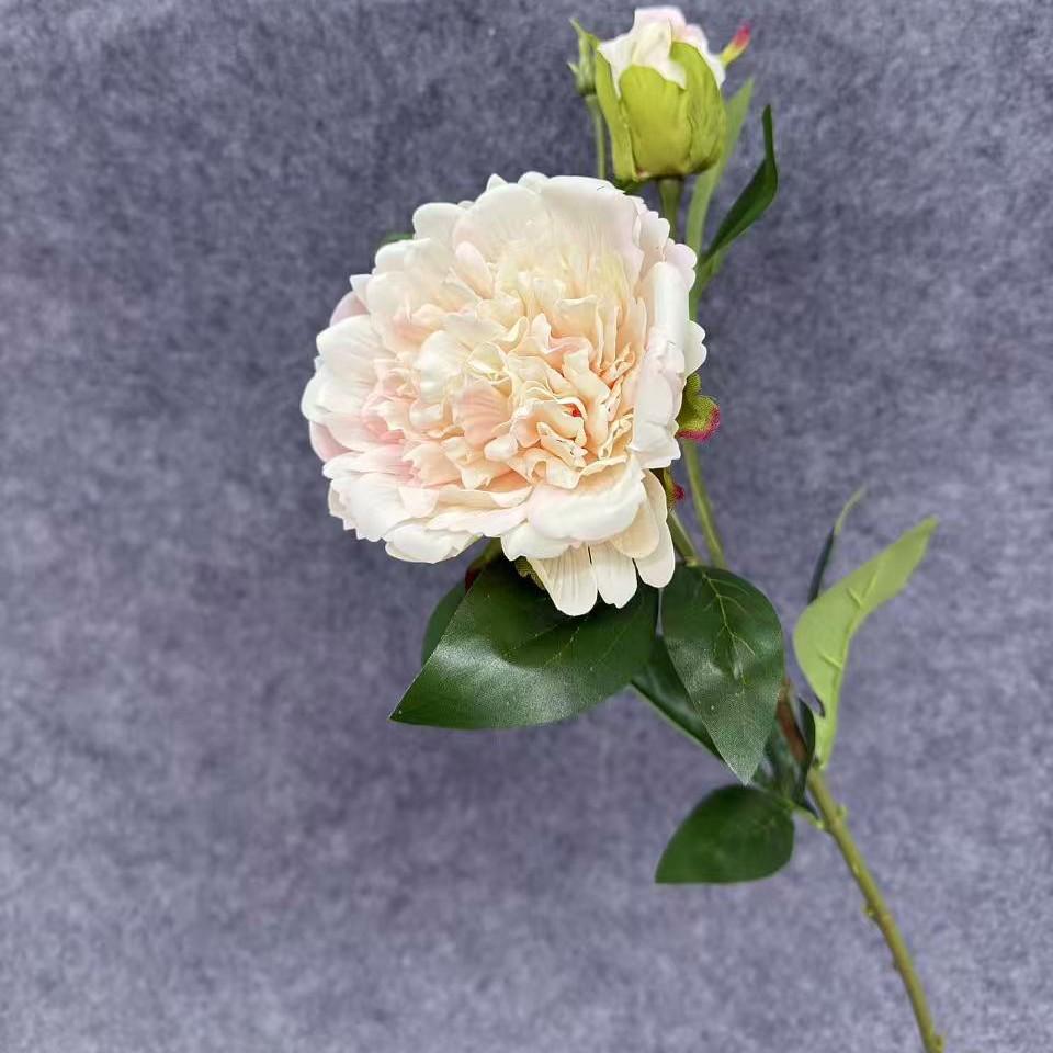 Peony Flower Bouquet for Wedding Decor - Artificial Floral Arrangement for Living Room, Dining Table, and Venue Decoration.