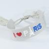 Sports Meeting Paris Couple Webbing Bracelet Embroidery Multicolour Pattern