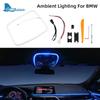 LED Reading Light Strip for BMW 3 4 5 6GT 7 X3 X4 Series G20 G30 G05 G06 G07 G01 G60 G70 G45 11-Color Ambient Interior Lighting