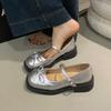 Fairy style French retro bow Mary Jane shoes women's spring new small fragrant style gentle temperament high heels