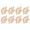 100pcs Paper Clips Portable Mini Cute Dinosaur Shape Electroplated Metal Paperclips for Office File 
